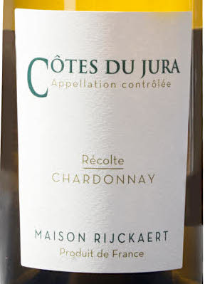 Etikett vitt vin från Frankrike: Cotes du Jura 