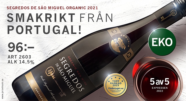 Vin från Portugal med bra pris: Segredos 96 kr