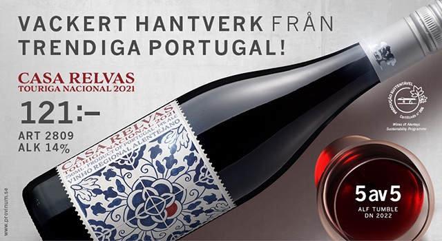 Vintips - rött vin från Portugal Casa Relvas