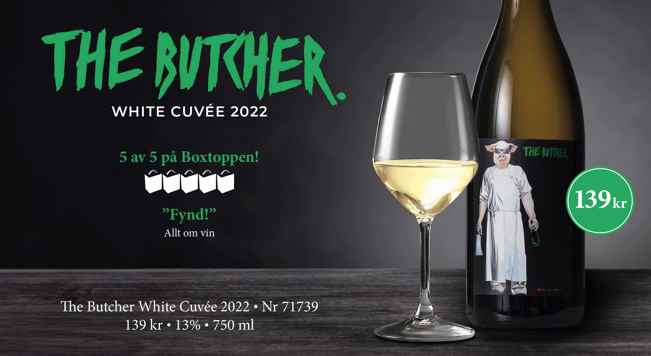 The Butcher White Cuvée 139 kr 