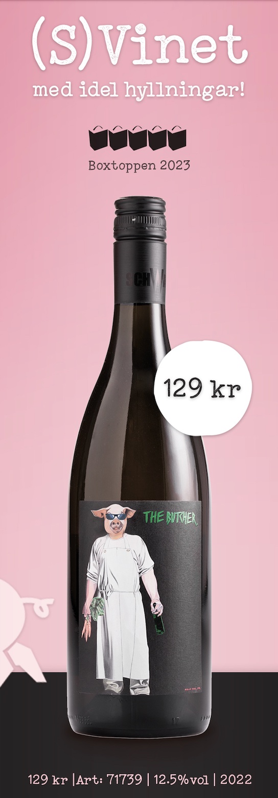 Vitt  vin från Österrike: The Butcher 129 kr