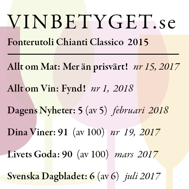 Vin betyg: Fonterutoli Chianti Classico (art nr 32229)