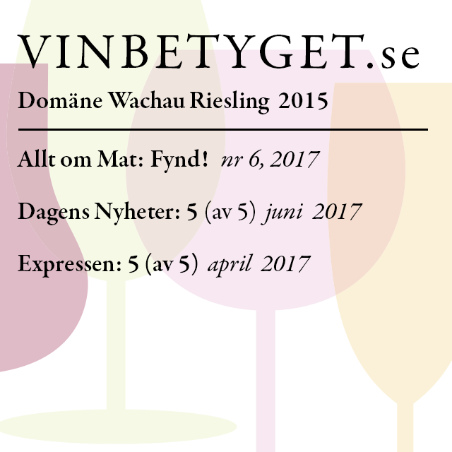 Vin betyg: Domäne Wachau Riesling (art nr 4318)