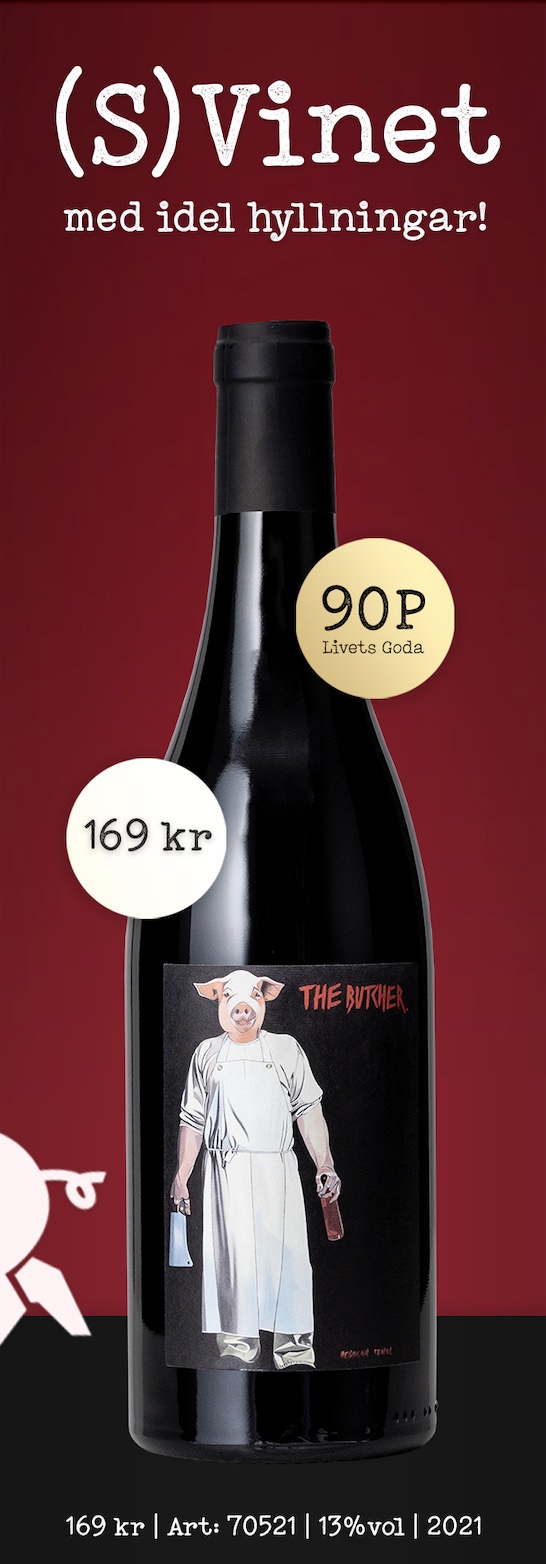 Pinot Noir med bra pris: The Butcher, 169 kr 