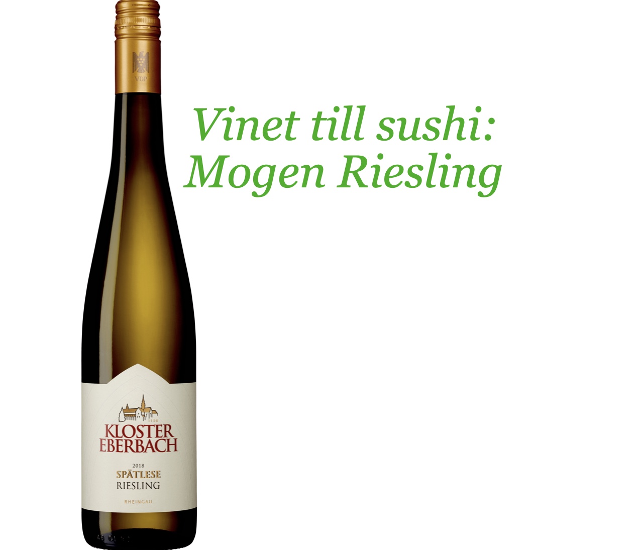 Vin till sushi: Riesling från Kloster Eberbach