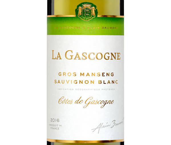 Etikett av det franska vinet La Gascogne